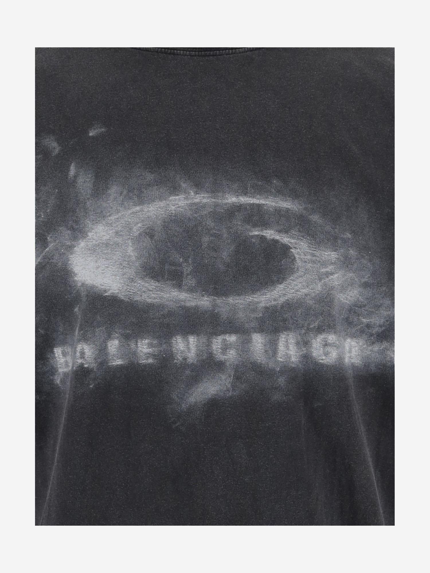 T-SHIRT OVERSIZE IN COTONE 764235 TTVN59034 BALENCIAGA 