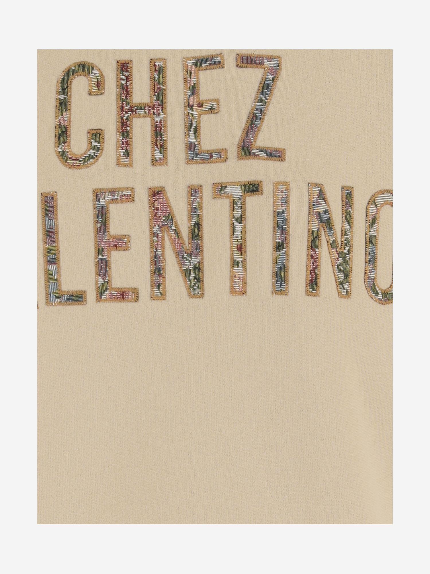 FELPA IN COTONE CON LOGO 8B3MF25F A4TET5 VALENTINO 