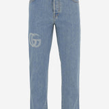JEANS IN DENIM DI COTONE CON LOGO 815642 XDC6W4492 GUCCI 
