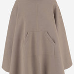 CAPPA IN MISTO CASHMERE CON TASCA A MARSUPIO 843523 V33N09713 BOTTEGA VENETA 