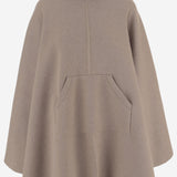 CAPPA IN MISTO CASHMERE CON TASCA A MARSUPIO 843523 V33N09713 BOTTEGA VENETA 