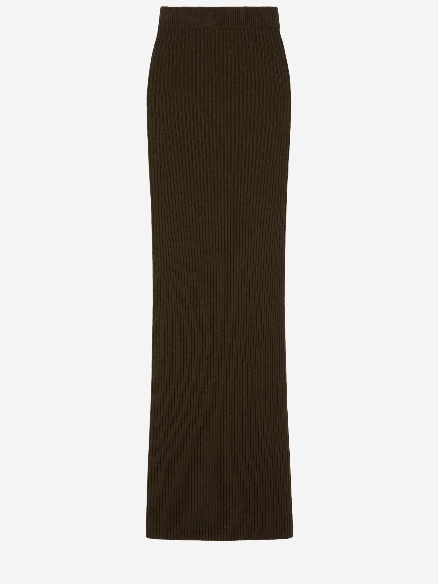 Gonna tubino in misto lana e cashmere BORIS1234 006 MAX MARA 