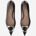 Décolleté maxi Gancini LARA40 001NERONEROAMARETTI SALVATORE FERRAGAMO 