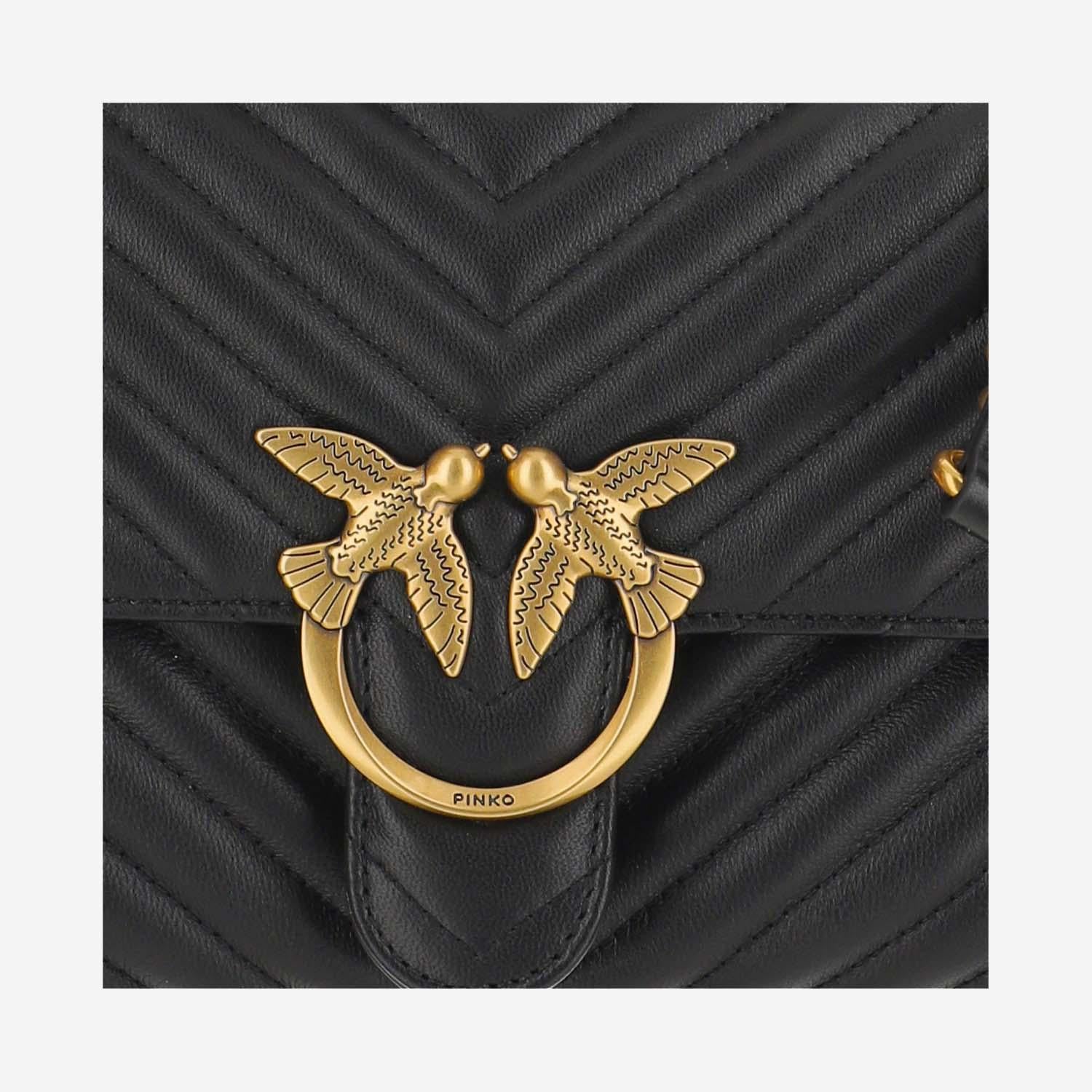 BORSA LOVE LADY PUFF BIG 100044 A0GKZ99Q PINKO 