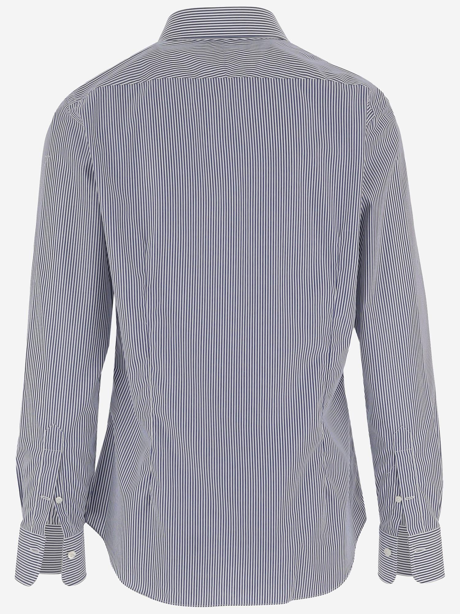 CAMICIA IN COTONE A RIGHE BP12G7T 1X20622 GHERARDI 