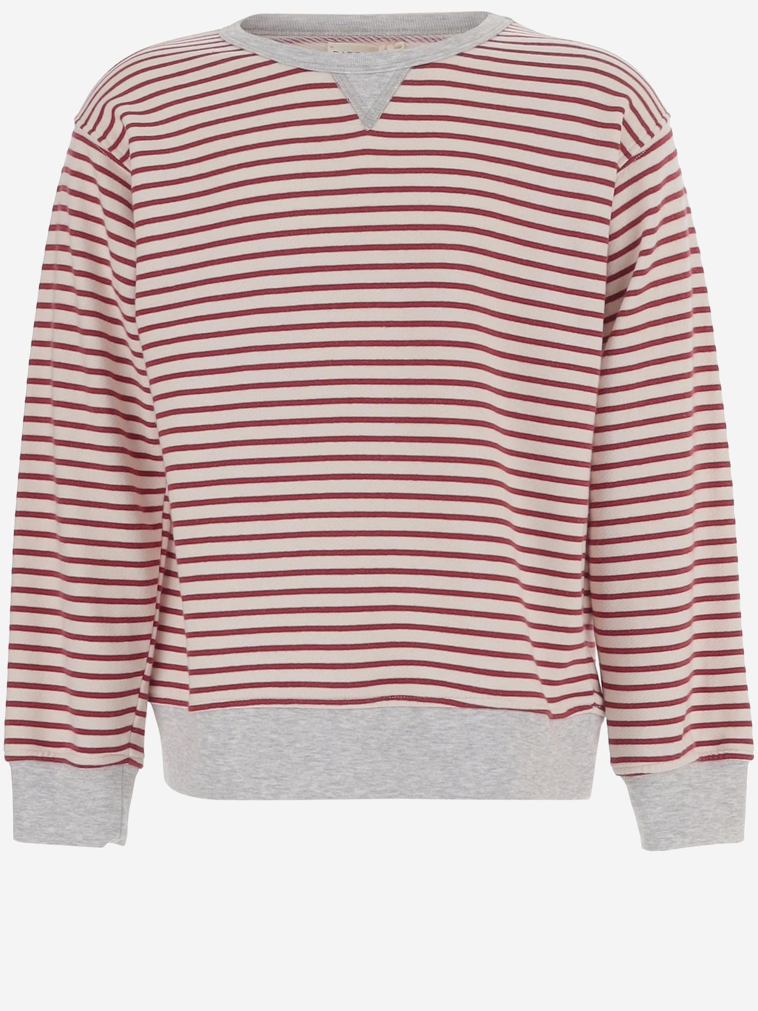 Felpa in cotone stretch a righe 23618063 327 BABE & TESS KIDS 