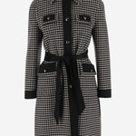 CAPPOTTO IN LANA CON MOTIVO A QUADRI 7B3CA7S0 9F10AN VALENTINO 