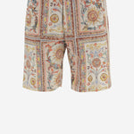 SHORTS IN NYLON CON STAMPA ORNAMENTALE 80OAD334 CQDP3R85 JUST CAVALLI 
