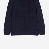 MAGLIONE A TRECCE IN LANA E CASHMERE 322877728 007 POLO RALPH LAUREN KIDS 