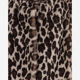 CAPPOTTO IN PELLICCIA SINTETICA CON MOTIVO ANIMALIER EF82 LEO005 UNCOMMON 