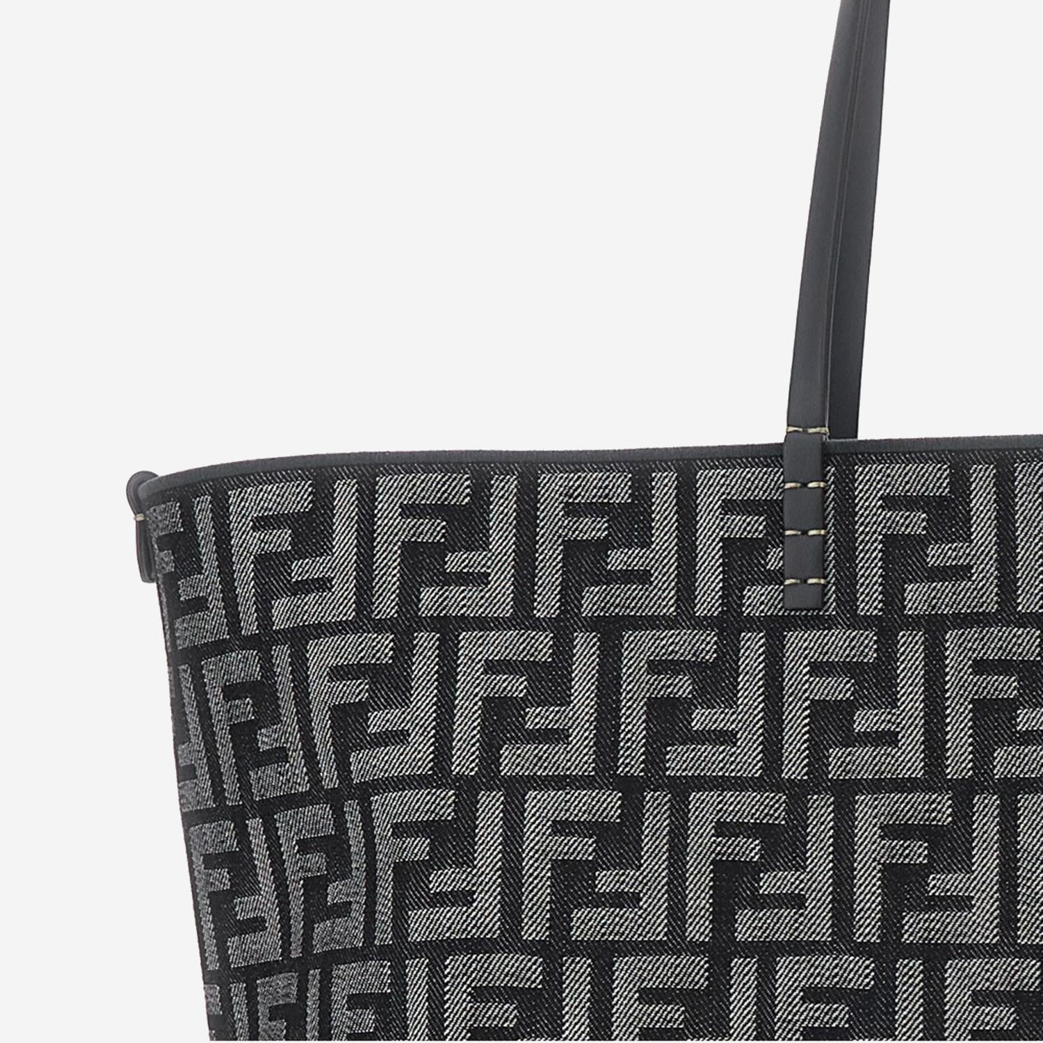 BORSA  ROLL LARGE CON MOTIVO FF 8BH425 AUT4F1UJ5 FENDI 