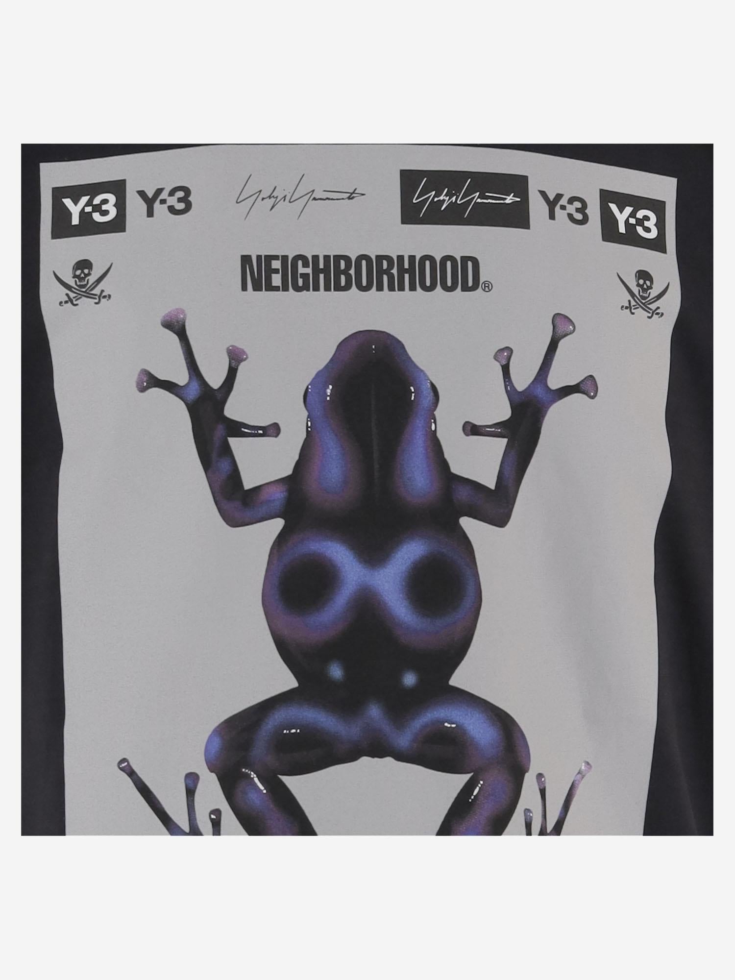 T-SHIRT ADIDAS Y-3 X NEIGHBORHOOD X DAINESE IN COTONE JW6998 BLACK ADIDAS Y3 X NBDH X DAINESE 