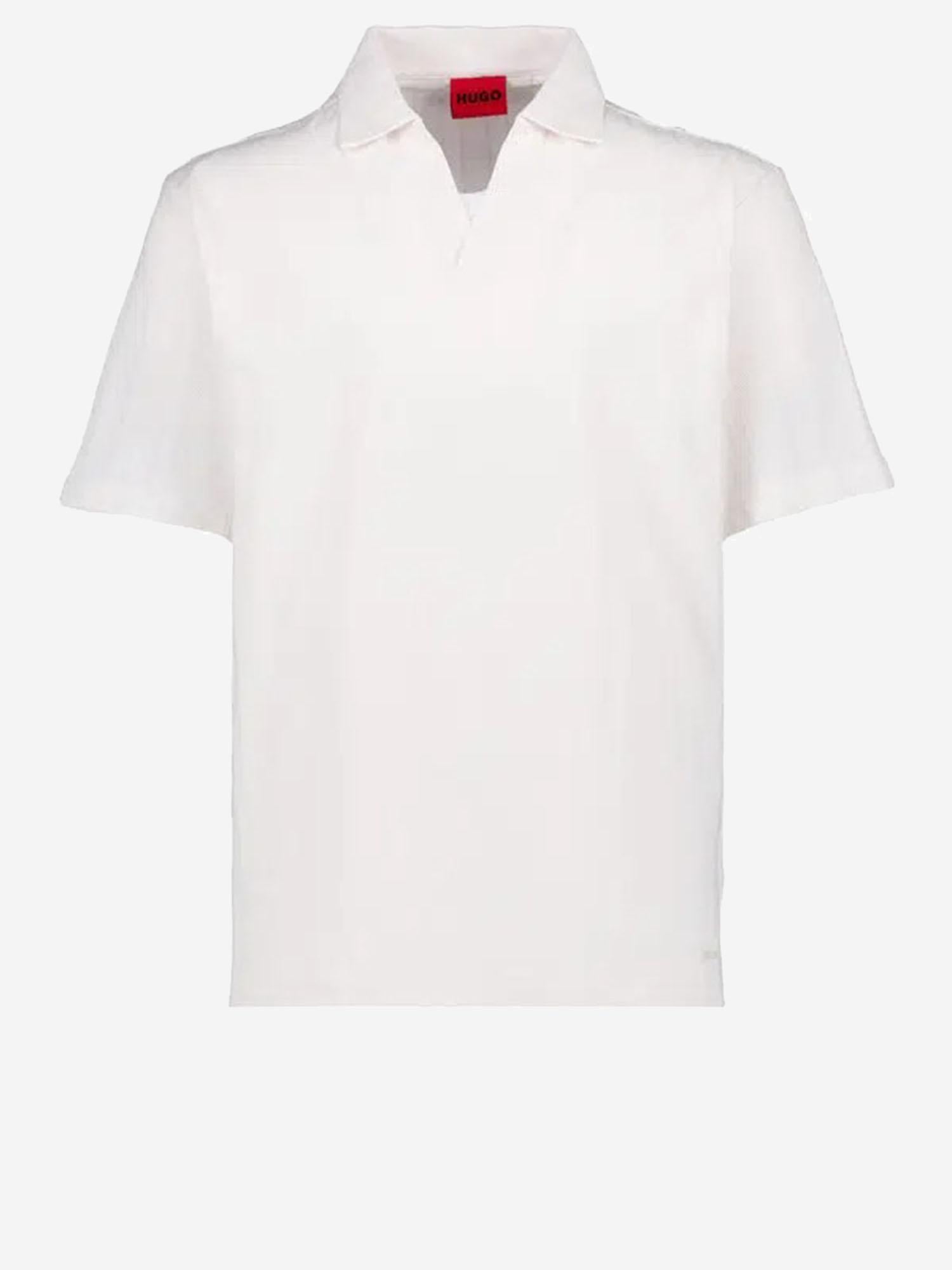 POLO IN COTONE CON LOGO 50556724 102 HUGO BOSS 