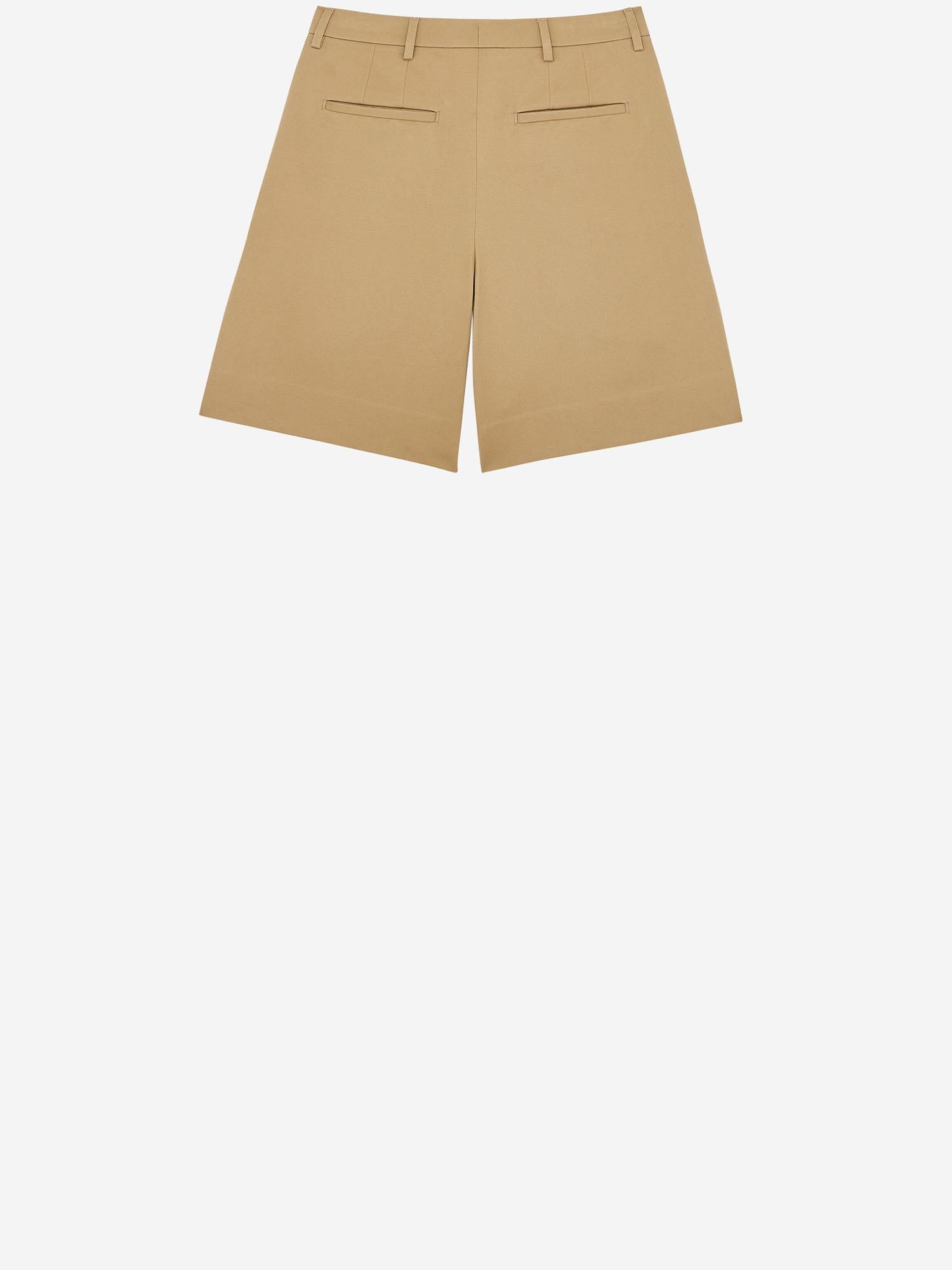 SHORTS IN COTONE CON DOPPIA PIEGA 860929 Y7I142613 SAINT LAURENT 