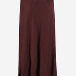 GONNA LUNGA IN RAYON CON COULISSE AW25B2526W170 MERLOT* LAUREN MANOOGIAN 