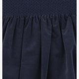 ABITO IN COTONE STRETCH CON SMOCK LILLI 58 NICOLETTA FANNA KIDS 