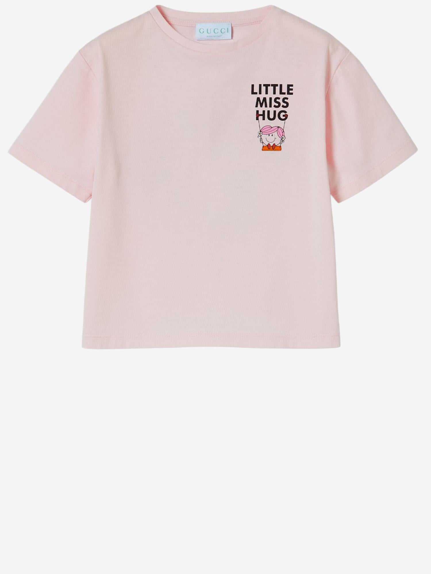 T-SHIRT IN COTONE CON STAMPA 835229 XJHRD5907 GUCCI KIDS 