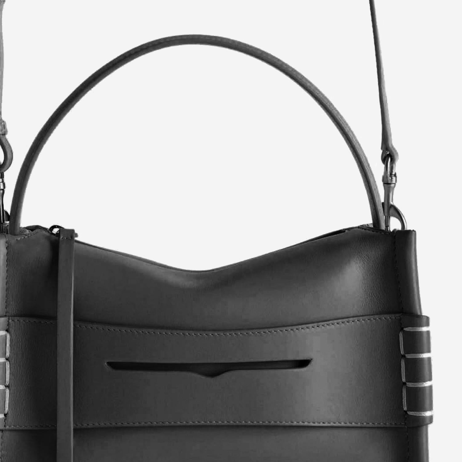 BORSA PICCOLA LOAFER IN PELLE CON LOGO HB0762 LA0383999 JW ANDERSON 