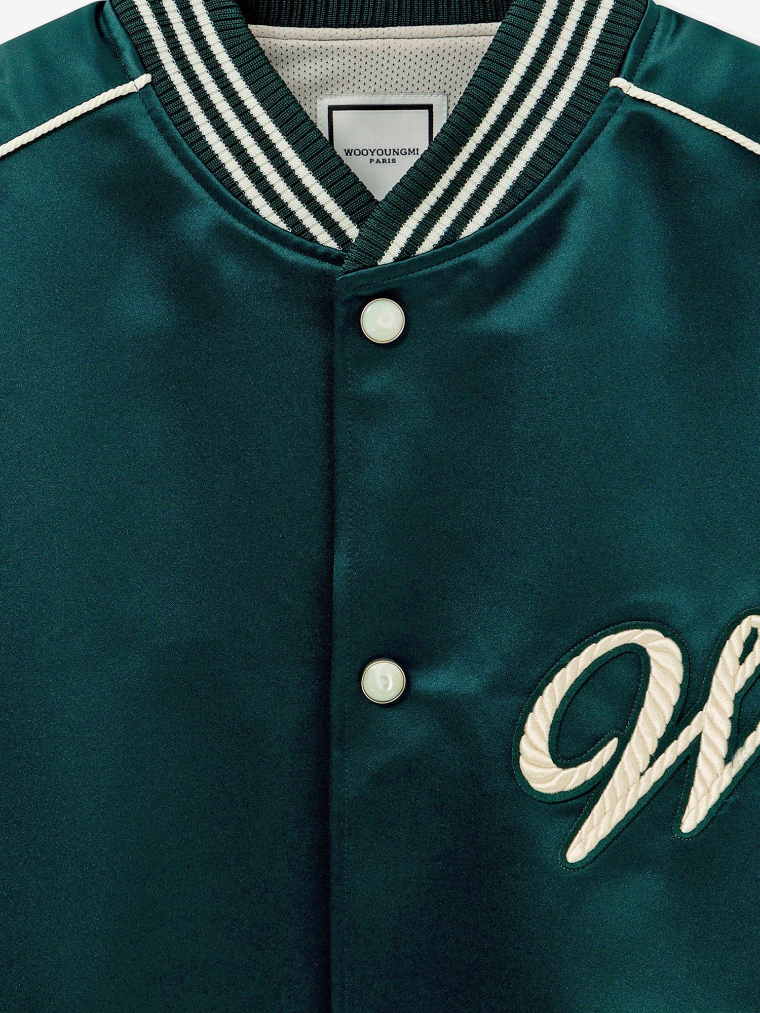 giubbotto verde in nylon W261JP03 907F WOOYOUNGMI 