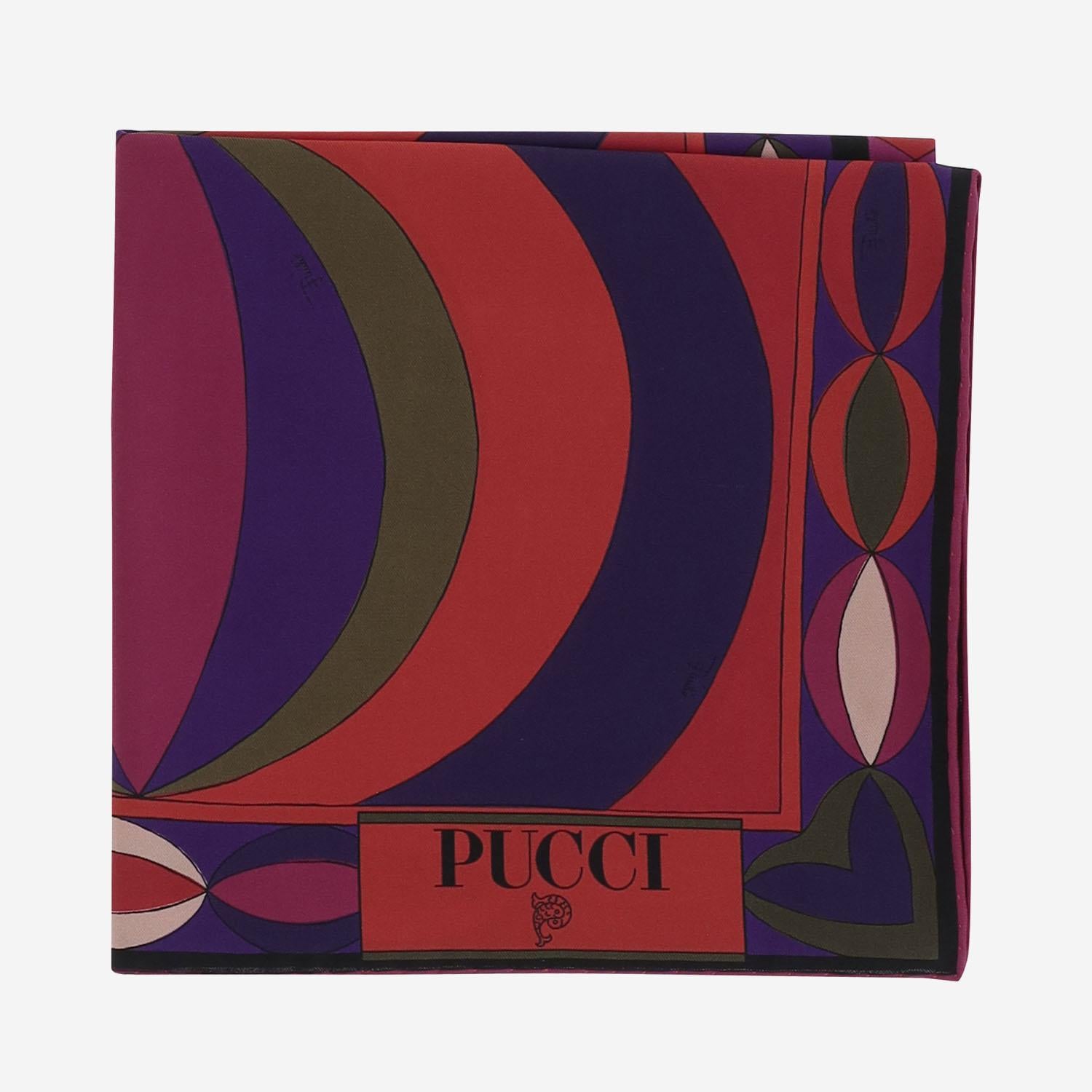 Foulard in seta con stampa 5UGB40 5UC102 EMILIO PUCCI 