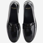 MOCASSINI MONOGRAM IN PELLE LISCIA 670231 AAA7R1000 SAINT LAURENT 