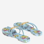 Sandali bassi da spiaggia con stampa floreale CW2418 AY850HC5XL DOLCE & GABBANA 