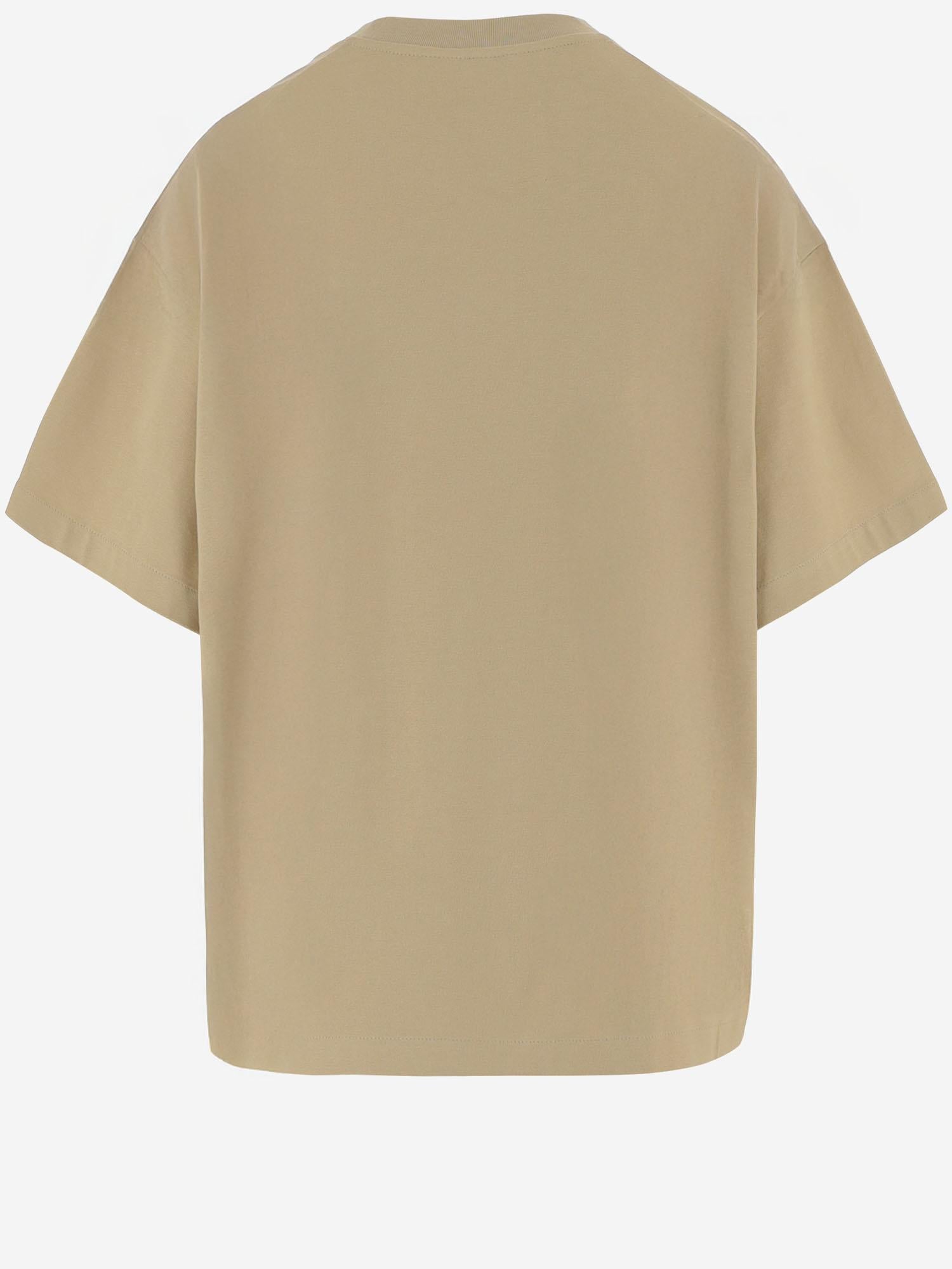T-SHIRT IN COTONE CON LOGO J02GC0140 J20348273 JIL SANDER 
