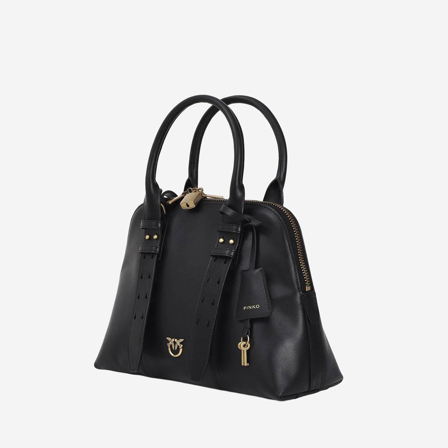 BORSA A MANO MEDIA ESCAPE IN PELLE 105906 A0QOZ99Q PINKO 