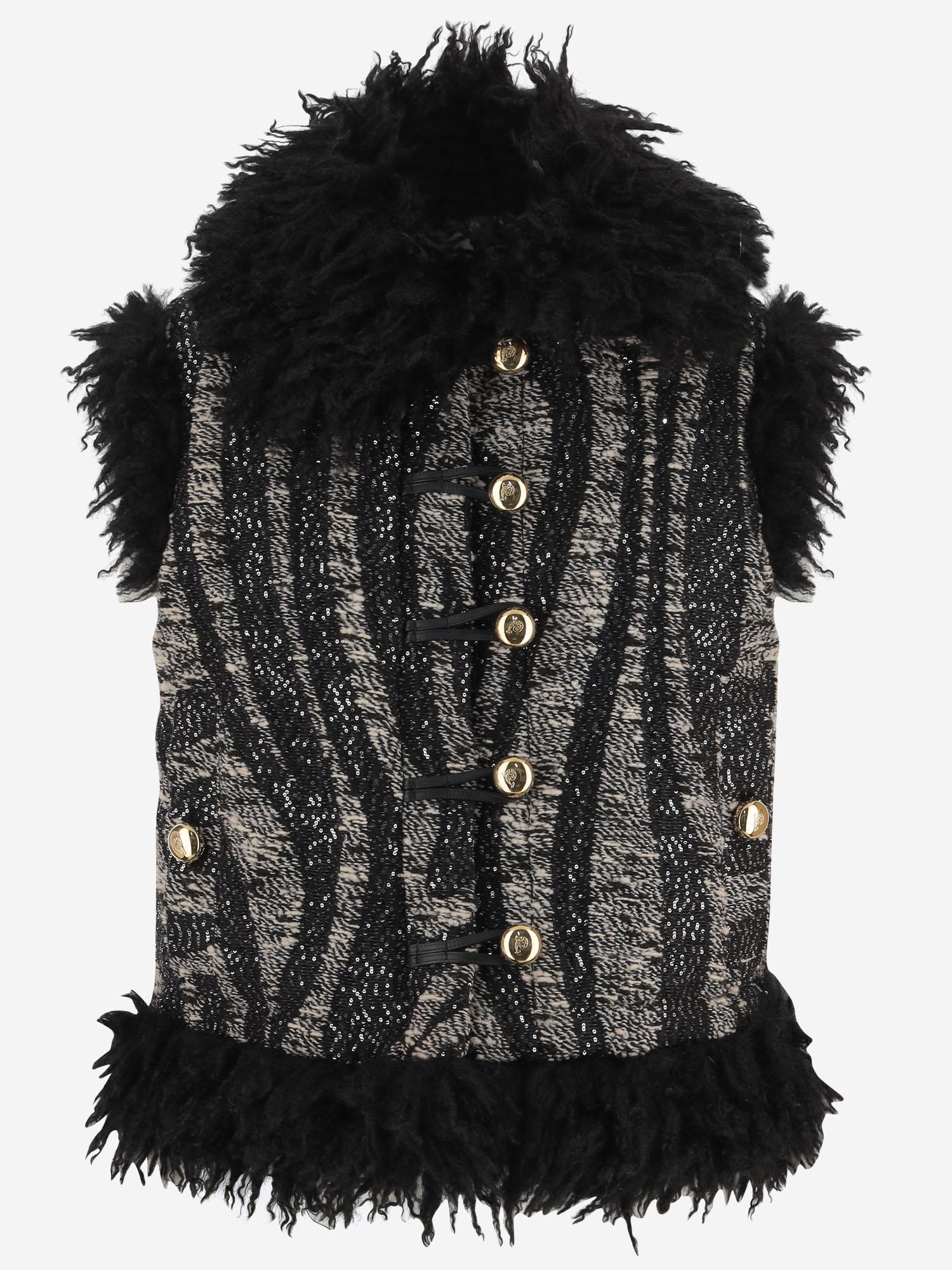 GILET IN MISTO LANA CON STAMPA ASTRATTA 5URB50 5U701J70 EMILIO PUCCI 