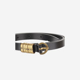 CINTURA IN PELLE CON LOGO 105479 A1ACZ99Q PINKO 