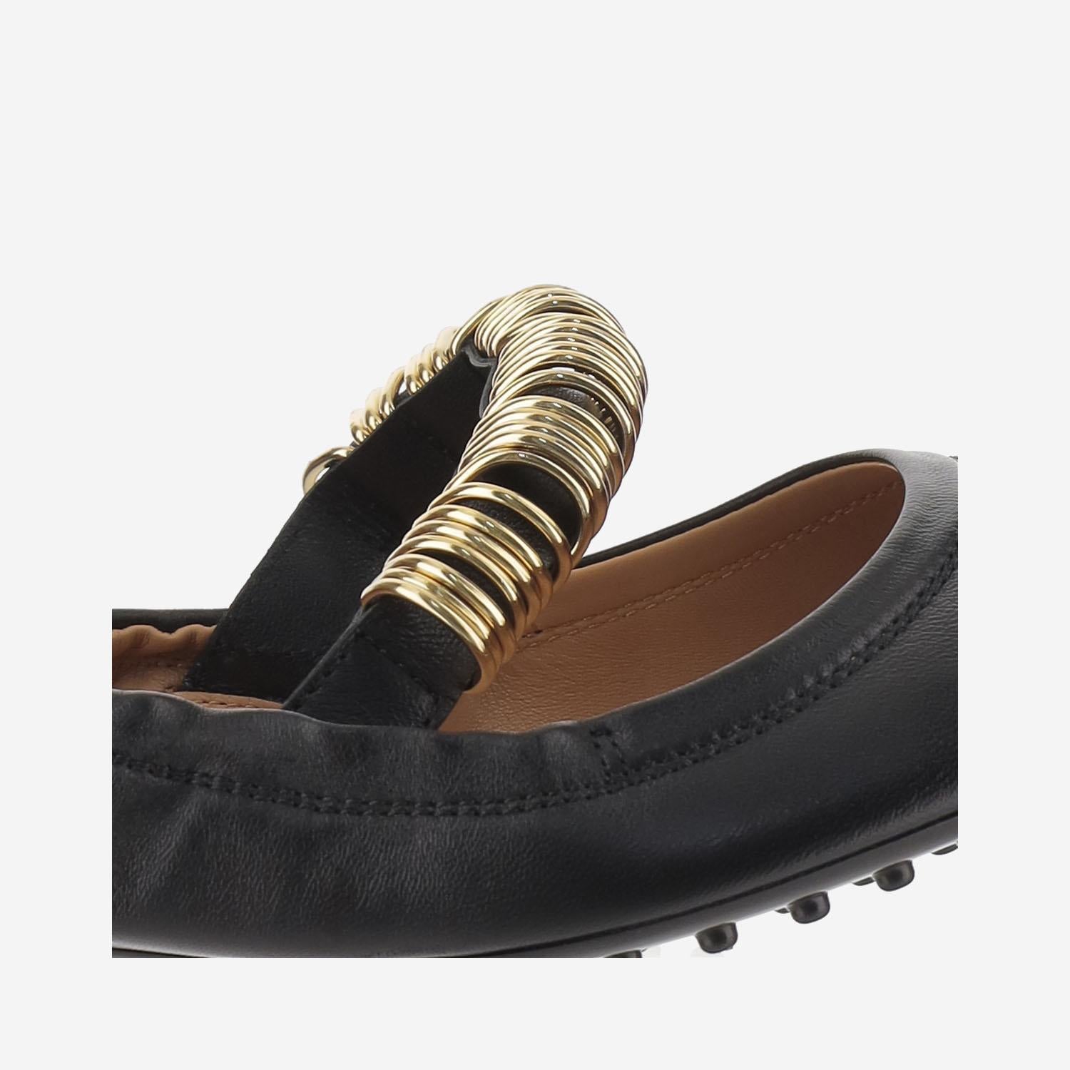 BALLERINA IN NAPPA CON ANELLI XXW0HI0JJ10 U1OB999 TODS 