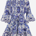 PEPS 60S FLOWER01BLUE
