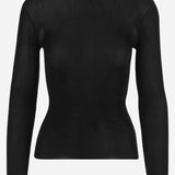 TOP IN SETA CON LOGO 654478 Y75AI1000 SAINT LAURENT 
