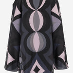 ABITO IN SETA CON STAMPA GEOMETRICA 5URG20 5U881023 EMILIO PUCCI 