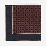 FOULARD IN SETA CON MOTIVO GEOMETRICO 011300 2210701 DRIES VAN NOTEN 