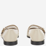 SCARPA A PUNTA CON FIBBIE IN PELLE SD0371 P001DY7 PINKO 