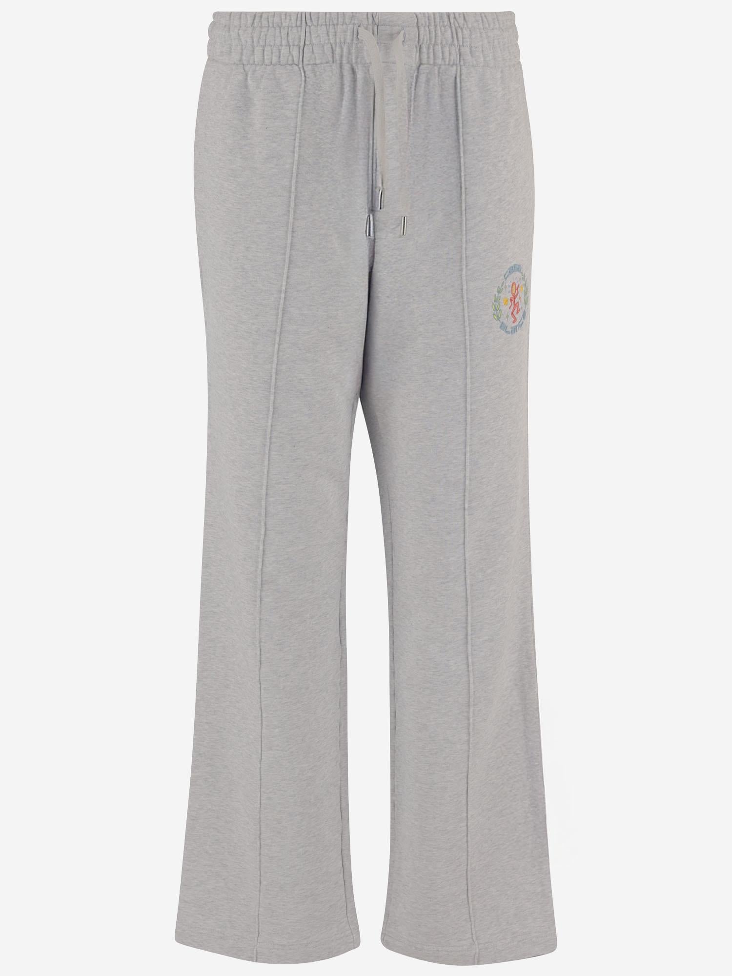 PANTALONI IN COTONE CON LOGO MSP26JTR051 01 CASABLANCA 