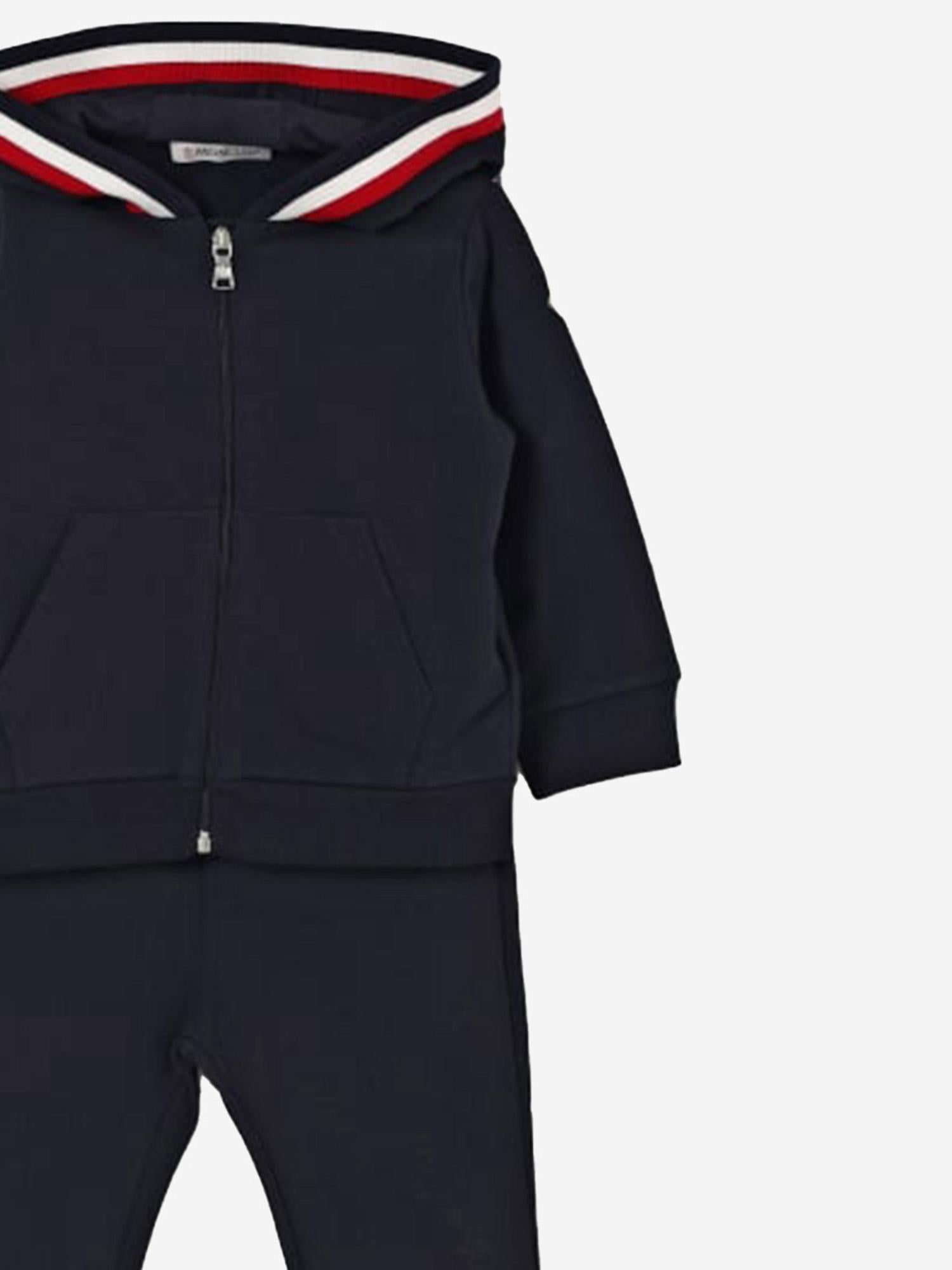 SET DUE PEZZI IN COTONE STRETCH 8M0000789AM3 778 MONCLER ENFANTS 