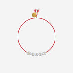 BRACCIALE SHELL CON PERLE IN VETRO SHELLHAPPY  SORBET ISLAND 