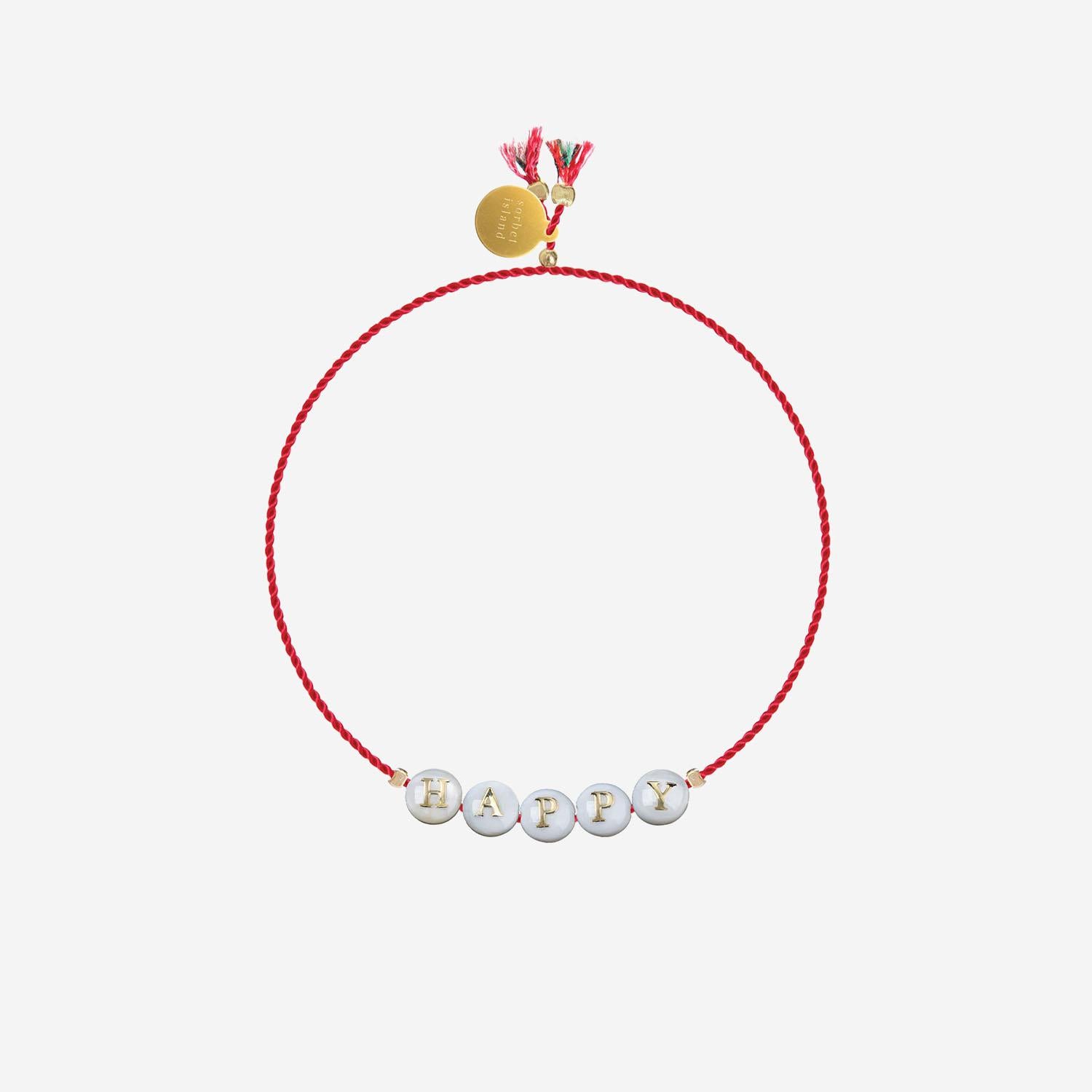 BRACCIALE SHELL CON PERLE IN VETRO SHELLHAPPY  SORBET ISLAND 