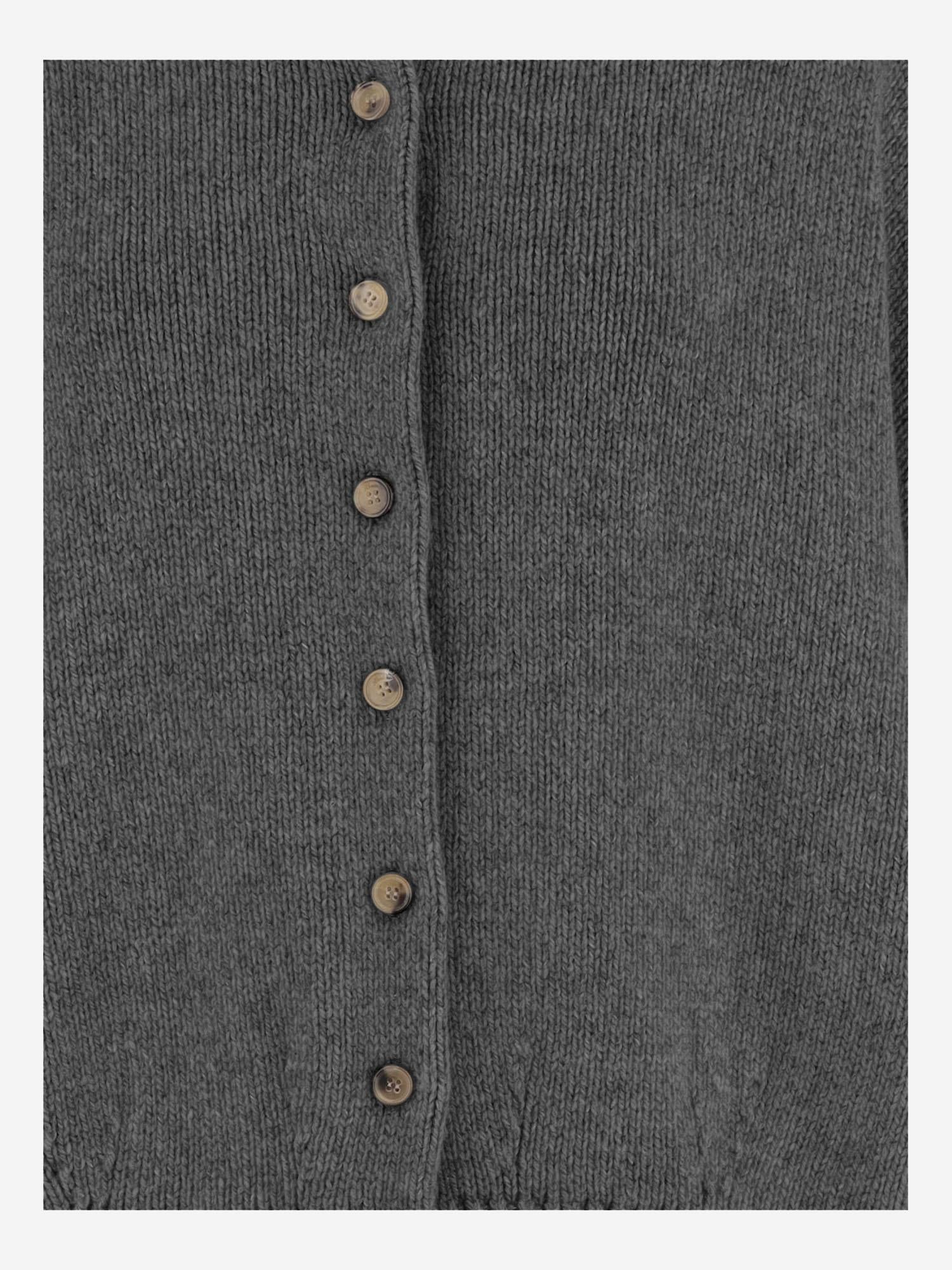 CARDIGAN IN CASHMERE CON COLLO ALTO 18046645 271 KHAITE 