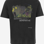 T-shirt in misto cotone con Stampa 5746184080 010 AND WANDER 
