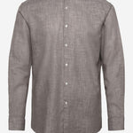 CAMICIA IN COTONE E LINO 50539775 237 HUGO BOSS 