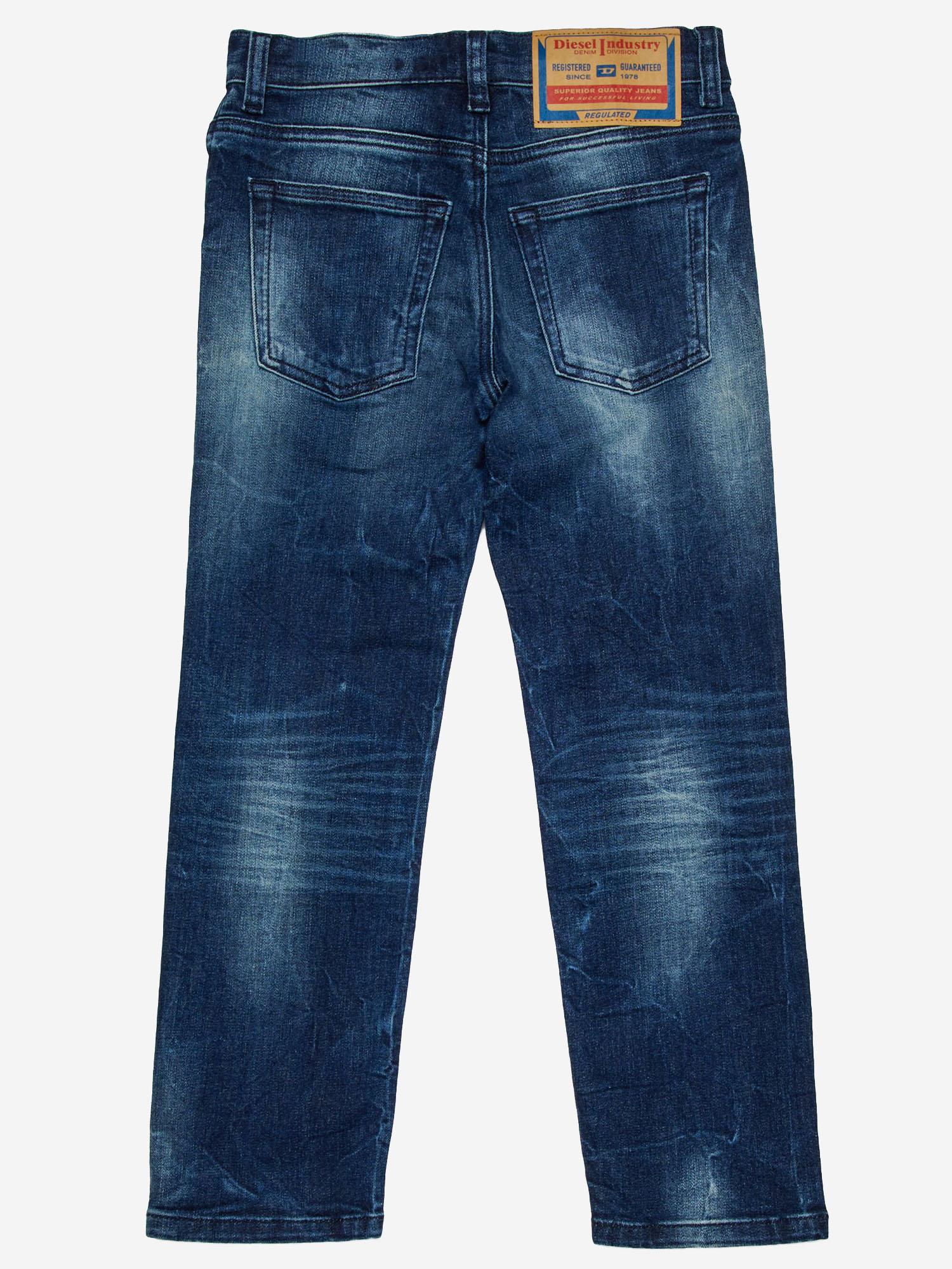 JEANS IN DENIM DI COTONE STRETCH J00808 KXBQDK01 DIESEL KIDS 