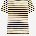 T-SHIRT IN COTONE CON MOTIVO A RIGHE J40GC0111 J46497080 JIL SANDER 