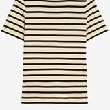 T-SHIRT IN COTONE CON MOTIVO A RIGHE J40GC0111 J46497080 JIL SANDER 