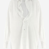 CAMICIA IN COTONE CON COLLETTO RIPIEGATO S29DT0018 S43001100 MAISON MARGIELA 