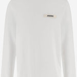 T-SHIRT A MANICHE LUNGHE CON LOGO TSM00570AJ00226 100 JACQUEMUS 