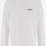 T-SHIRT A MANICHE LUNGHE CON LOGO TSM00570AJ00226 100 JACQUEMUS 