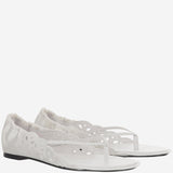 Sandali in pelle e tessuto con dettagli cut-out FOW00203AW00819 100 JACQUEMUS 